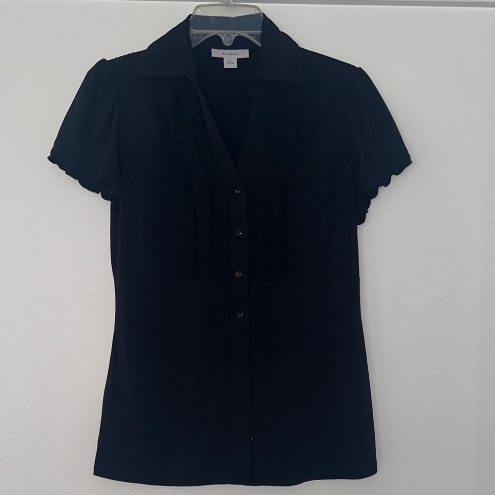 Elegant Black Women's Top